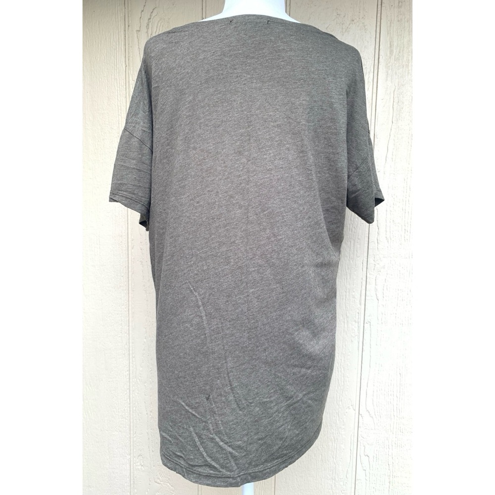 Truly Madly Deeply Scoop Neck Pocket Tee Shirt - Picture 2 of 4
